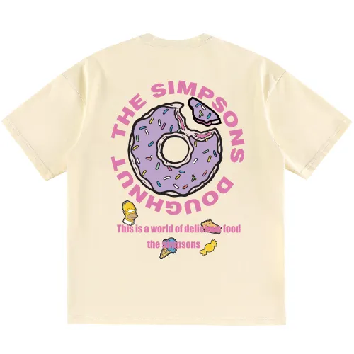 The Simpsons T Shirts Unisex Crew Neck Moderate Heavyweight