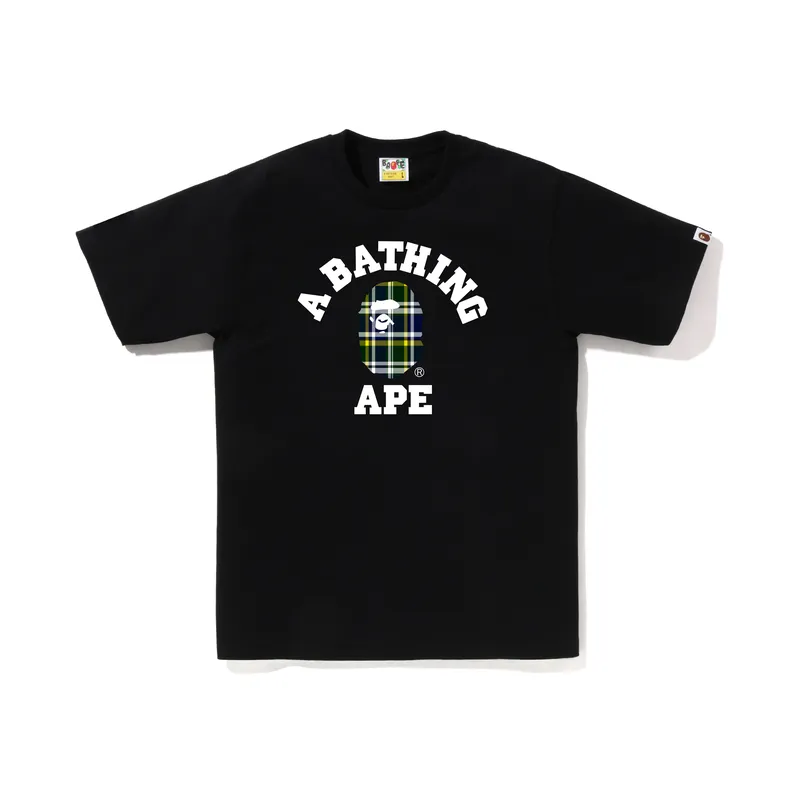 Bape Check College Tee SS23