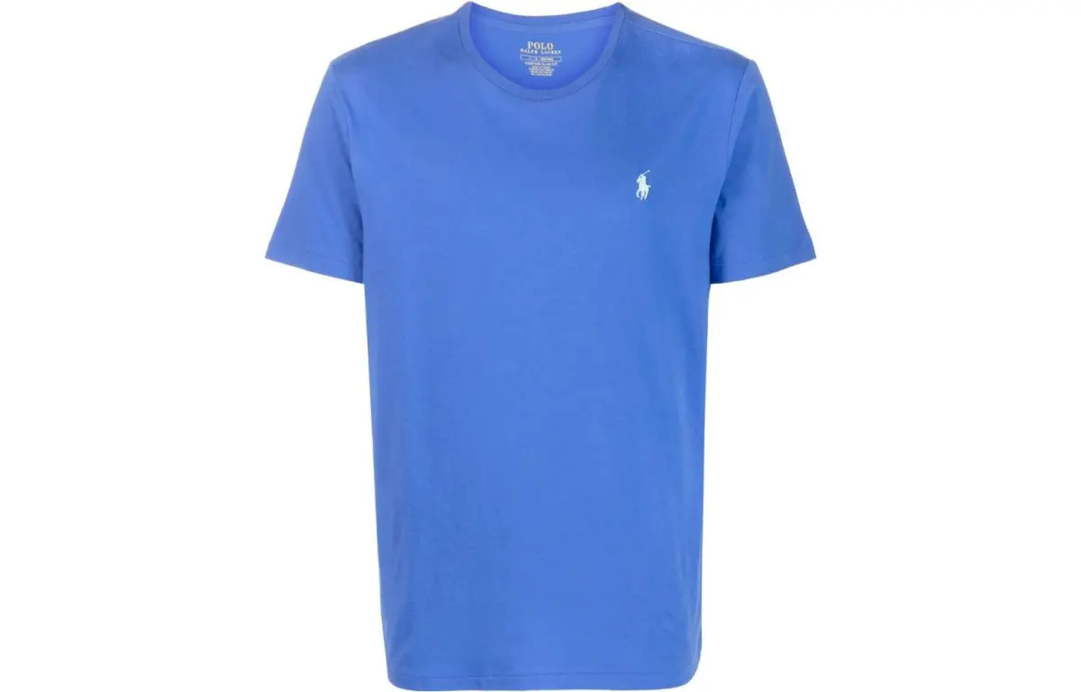 Polo Ralph Lauren SS23 T-Shirt Custom Slim Fit Men's Sapphire Blue