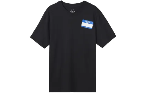 Nike Drop Shoulder Sleeve T-Shirt Men's Black