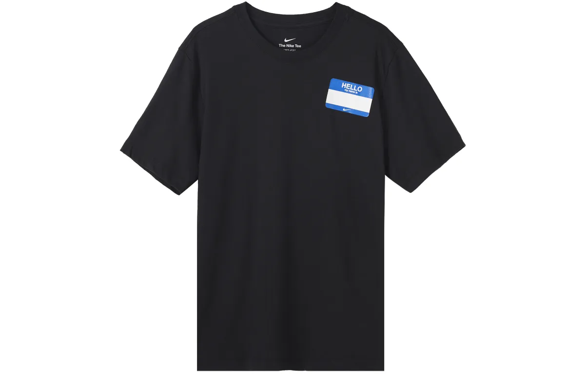 Nike Drop Shoulder Sleeve T-Shirt Men's Black
