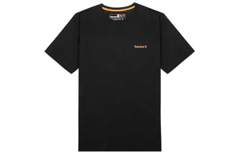 Timberland Drop Shoulder Sleeve T-Shirt Men's Black