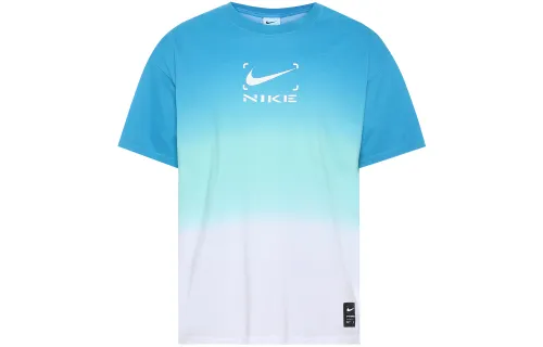 Nike SS23 Logo Vintage Dopamine Crew Neck Short Sleeve T-Shirt Blue