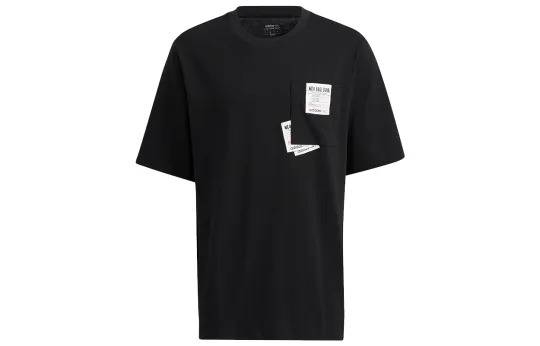 Adidas Neo Drop Shoulder Sleeve T-Shirt Men's Black