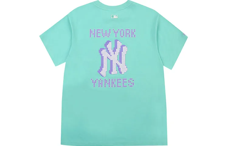 MLB New York Yankees T-Shirts Unisex Green Crew Neck Moderate Straight Fit