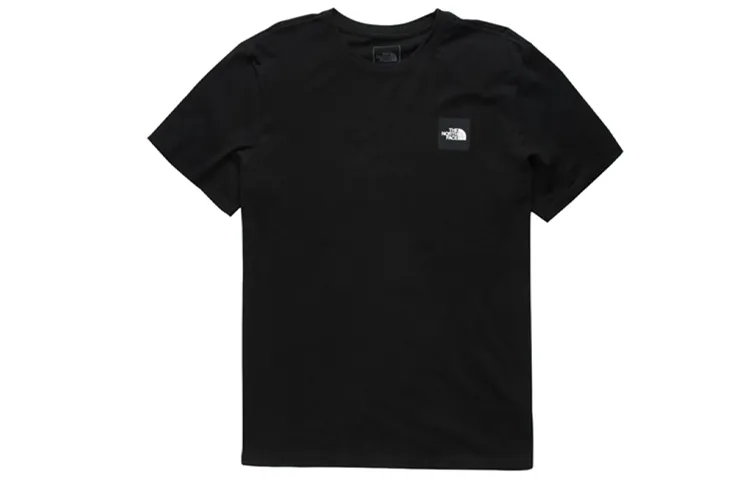 THE NORTH FACE T-Shirts Unisex Black Crew Neck Moderate Straight Fit