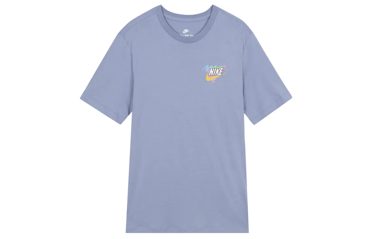 Nike Set-in Sleeve T-Shirt Men's Steel Blue