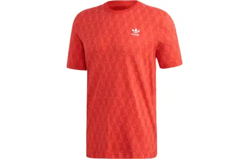 Adidas Originals Mono Allover Print T Shirt Men's Orange