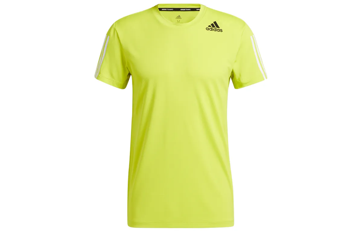 Adidas T Shirt Men's Green Yellow