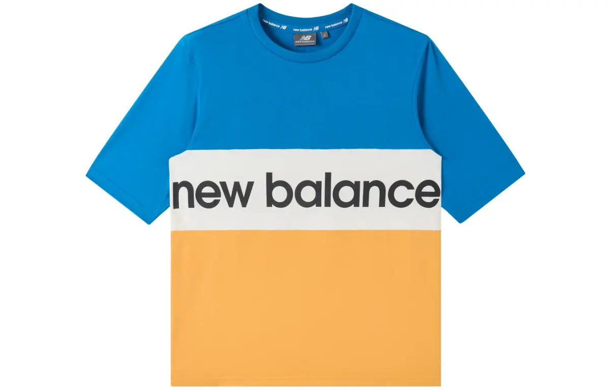 New Balance T-Shirts Unisex Multicolor Crew Neck Moderate Straight Fit