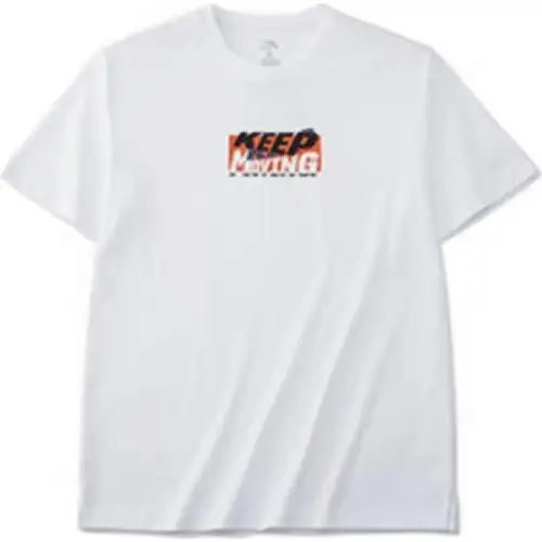 Anta T Shirt Unisex Snowflake White