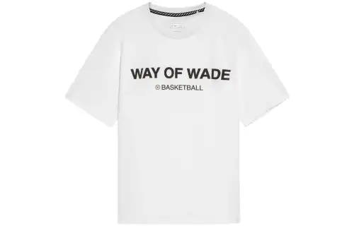 Li Ning Wade Collection T Shirts Men's Crew Neck Moderate Straight Fit