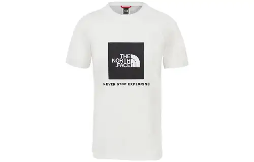THE NORTH FACE T Shirts Men's White Crew Neck Moderate Straight Fit