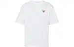 PRADA T Shirts Men's White Crew Neck Moderate Straight Fit