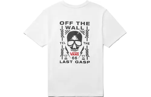 Vans Set in Sleeve T Shirt Men's White
