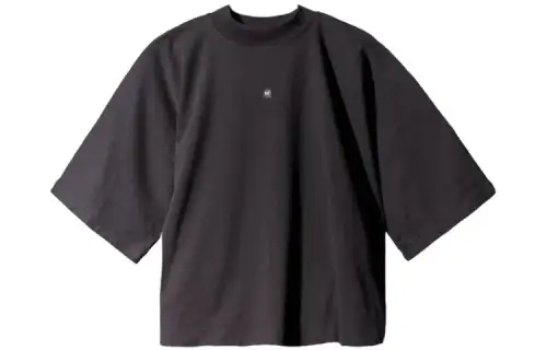 YEEZY Engineered By Balenciaga Cropped Logo No Seam Tee