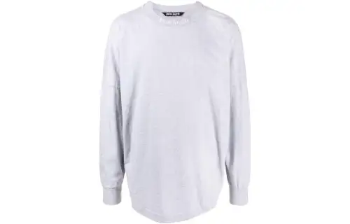 PALM ANGELS Gothic Logo Longsleeve T Shirt