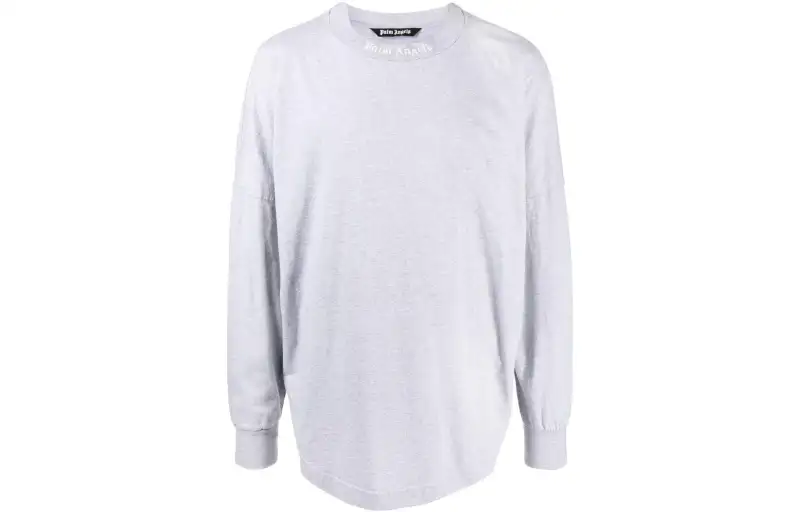PALM ANGELS Gothic Logo Longsleeve T Shirt