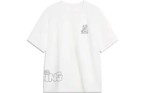 Li Ning Sports Life Collection T Shirt Men's Ivory