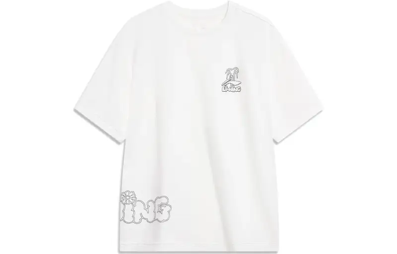 Li Ning Sports Life Collection T Shirt Men's Ivory
