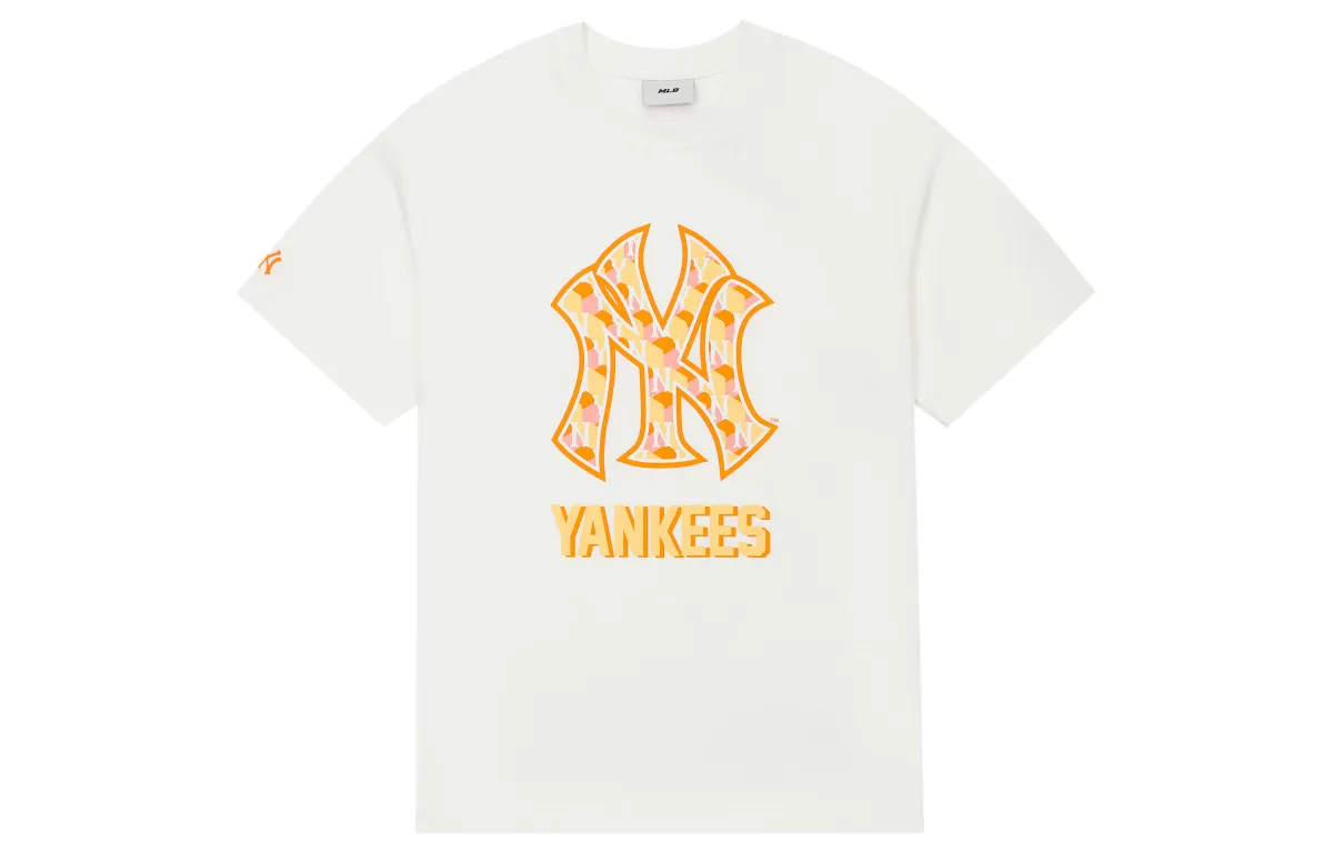 MLB New York Yankees T Shirt Unisex Cream
