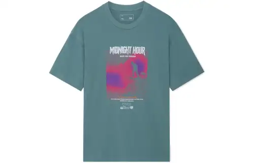 Li Ning Skateboard T Shirts Unisex Crew Neck Moderate Straight Fit