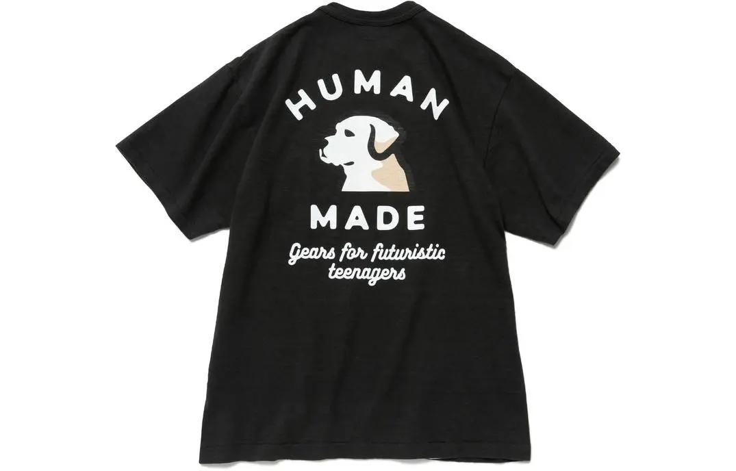 HUMAN MADE T Shirts Men's Crew Neck Moderate Straight Fit