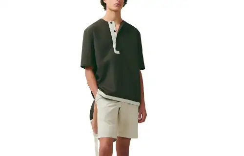 HERMES SS23 T Shirt Men's Khaki