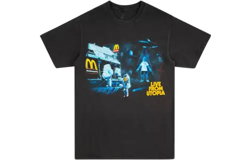 Travis Scott X McDonald's Live From Utopia T Shirt