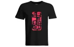 Li Ning T Shirts Unisex Standard Black Crew Neck Moderate Straight Fit