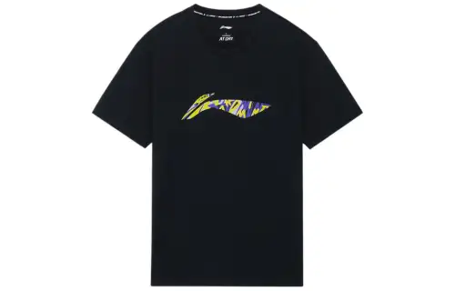 Li Ning Badminton Collection T Shirt Men's Black