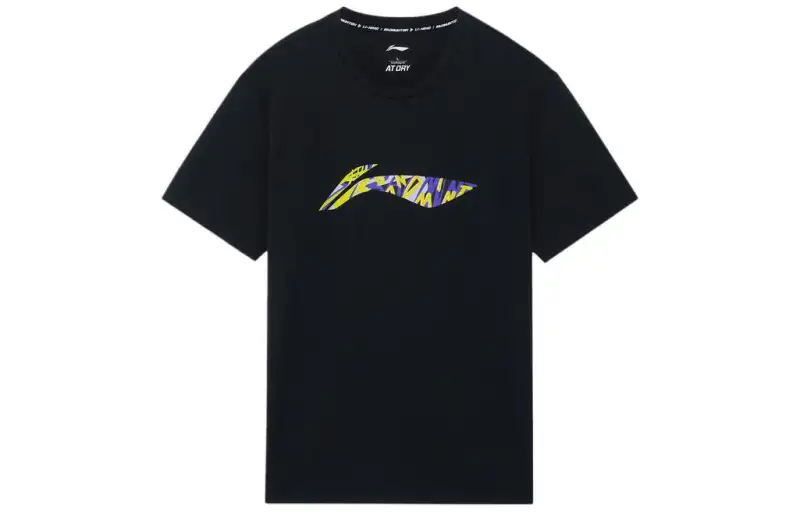 Li Ning Badminton Collection T Shirt Men's Black