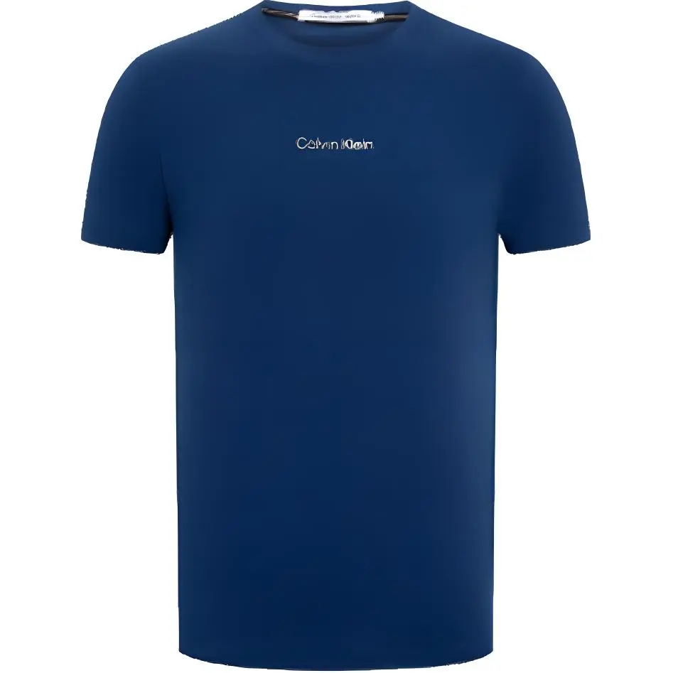 CALVIN KLEIN SS22 Regular T Shirt Men's Blue