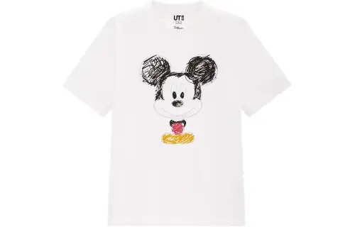 UNIQLO x Disney Co brand SS22 T Shirt Unisex White