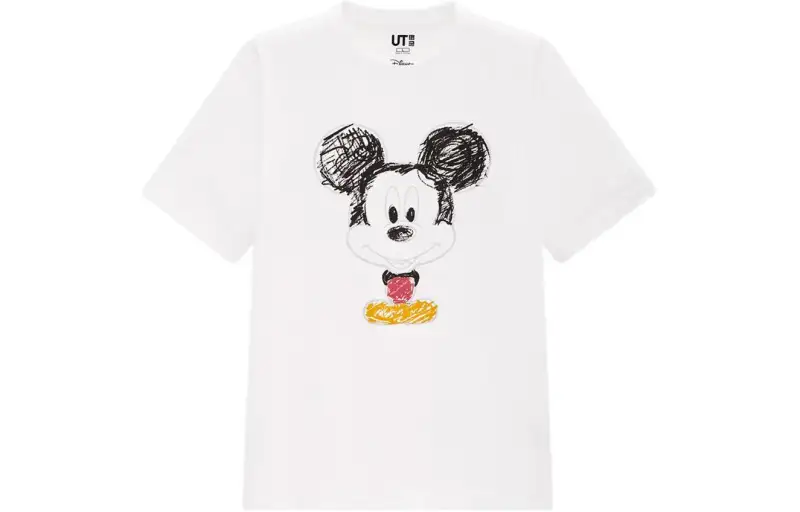 UNIQLO x Disney Co brand SS22 T Shirt Unisex White