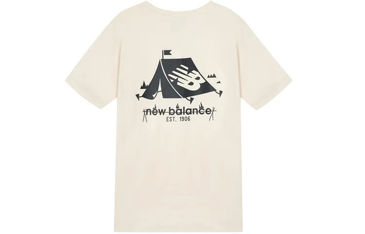 New Balance T Shirt Unisex Beige