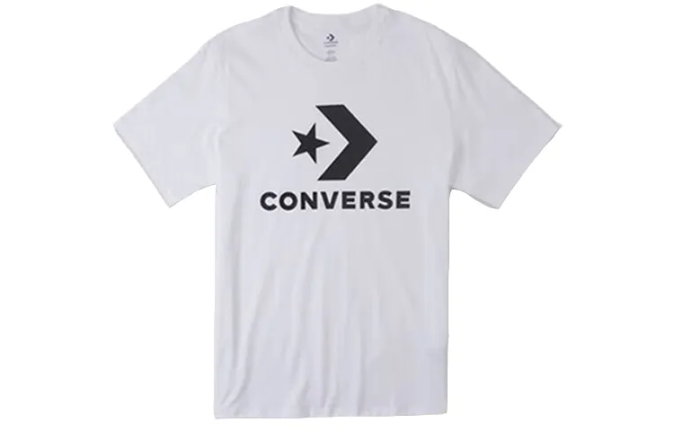 Converse Set in Sleeve T Shirt Unisex White