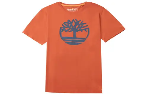 Timberland T Shirt Men's Orange