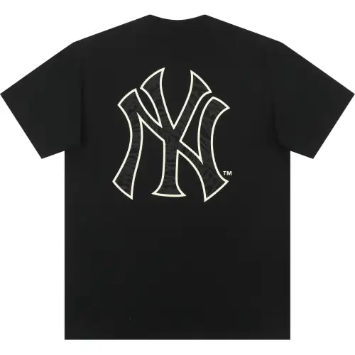 New Era New Era X MLB T Shirt Couple, Trendy And Versatile Unisex Black