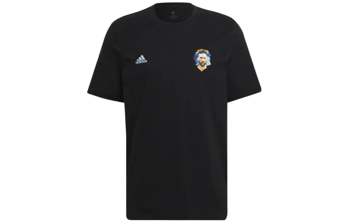 Adidas T-Shirts Men's Crew Neck Moderate Straight Fit