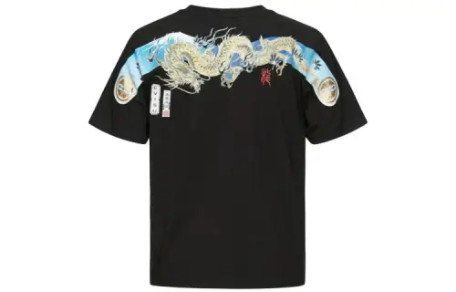 EVISU T Shirts Men's Crew Neck Moderate Straight Fit