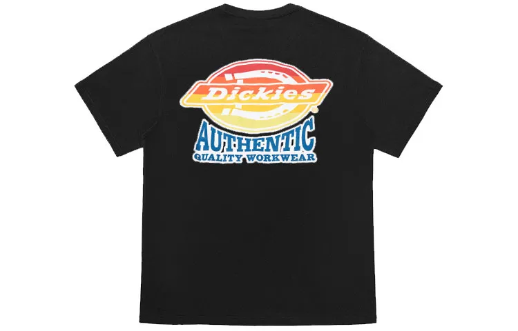 Dickies T Shirts Unisex Black Crew Neck Moderate Straight Fit