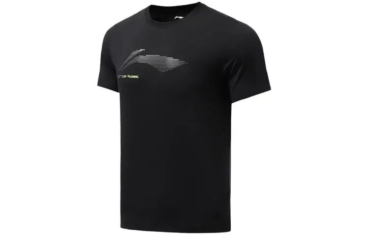 Li Ning Training Collection Fitness Collection T Shirt Men's Black