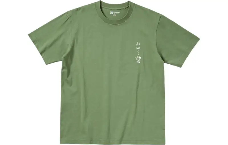 UNIQLO x Peanuts T Shirt Unisex Olive