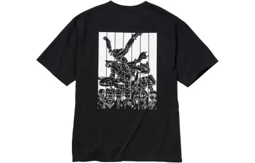 UNIQLO x SHENQIBAOBEI,LIANMINGKUAN T Shirt Unisex Black