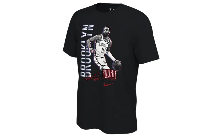 Nike T-Shirts Men's Black Crew Neck Moderate