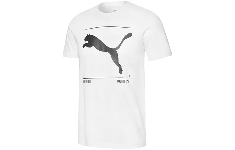 PUMA T-Shirts Men's Crew Neck Moderate Straight Fit