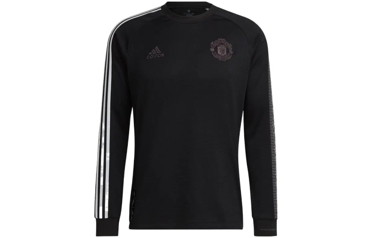 Adidas T-Shirts Men's Black Crew Neck Moderate Straight Fit