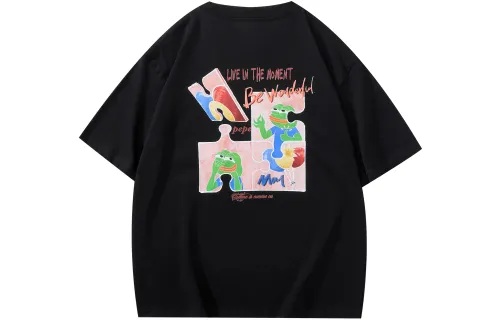 Pepe The Frog T Shirts Unisex Crew Neck Moderate Heavyweight
