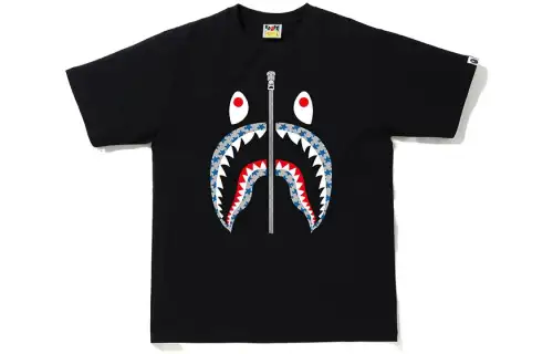 A BATHING APE T Shirts Men's Crew Neck Moderate Straight Fit